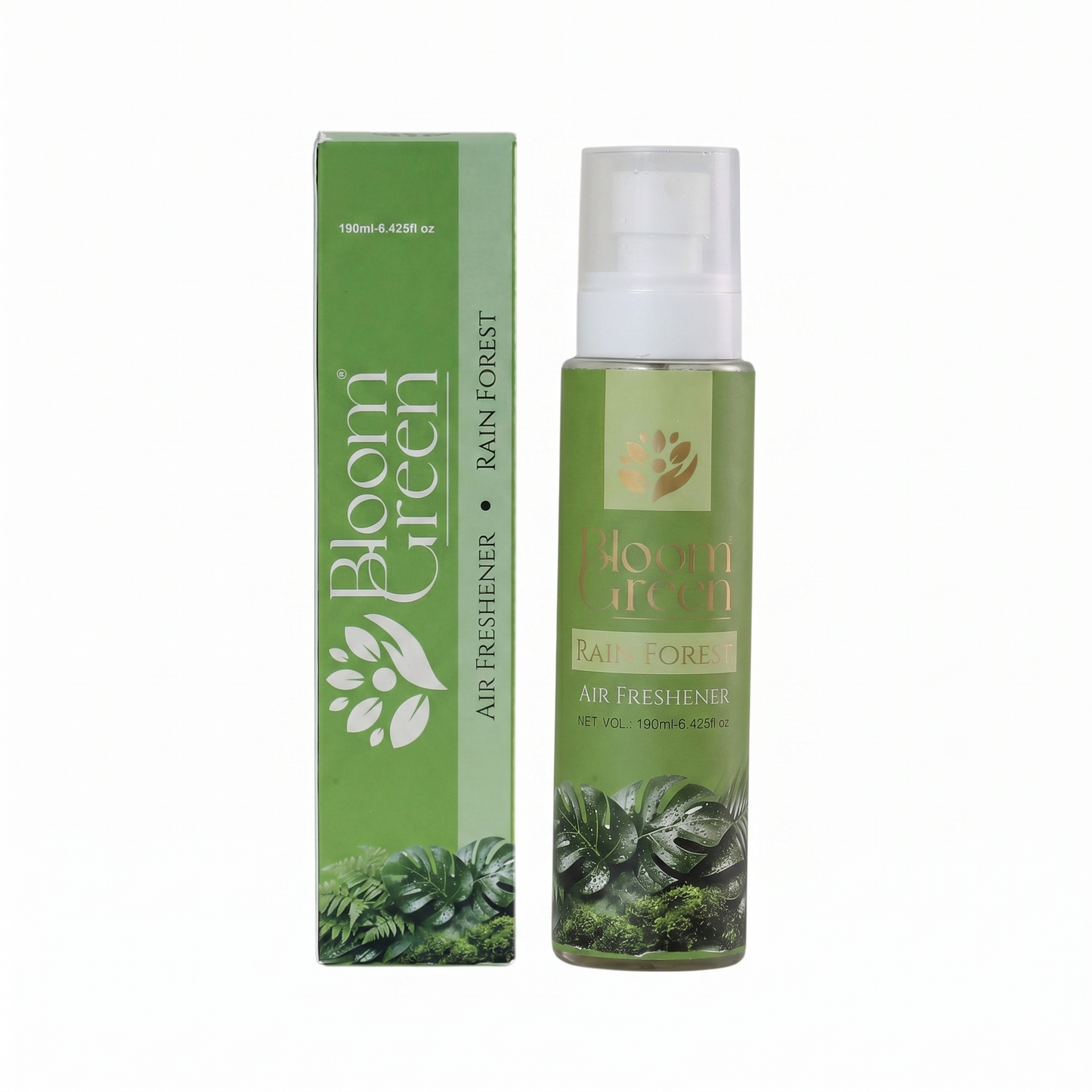 Rain Forest Natural Air Freshener Spray – Fresh Green Nature Aroma | 190ml