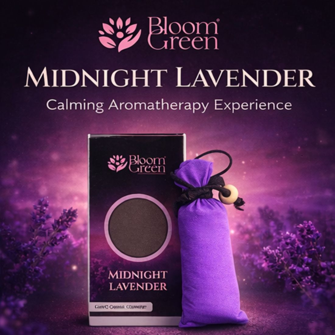 Lavender Camphor Cone 60gm – Natural Camphor Air Freshener Cones with Calming Lavender Aroma | Long Lasting Home & Prayer Room Freshener by Bloom Green