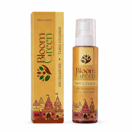 Temple Essence Natural Air Freshener Spray – Sacred Sandalwood & Woody Aroma