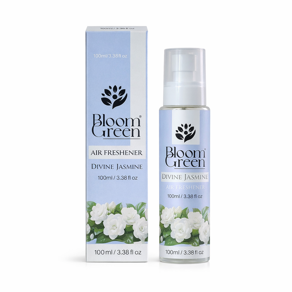 Temple Essence Natural Air Freshener Spray – Sacred Sandalwood & Woody Aroma | 100 ML