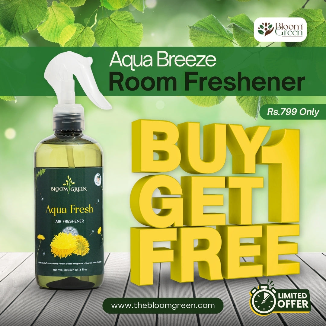 Buy 1 Get 1 Free Aqua Breeze Room Freshener Spray- Ocean-Inspired & Natural