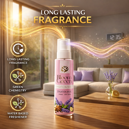 Sensation Magic Natural Air Freshener Spray – Relaxing Lavender Aroma | 100ml