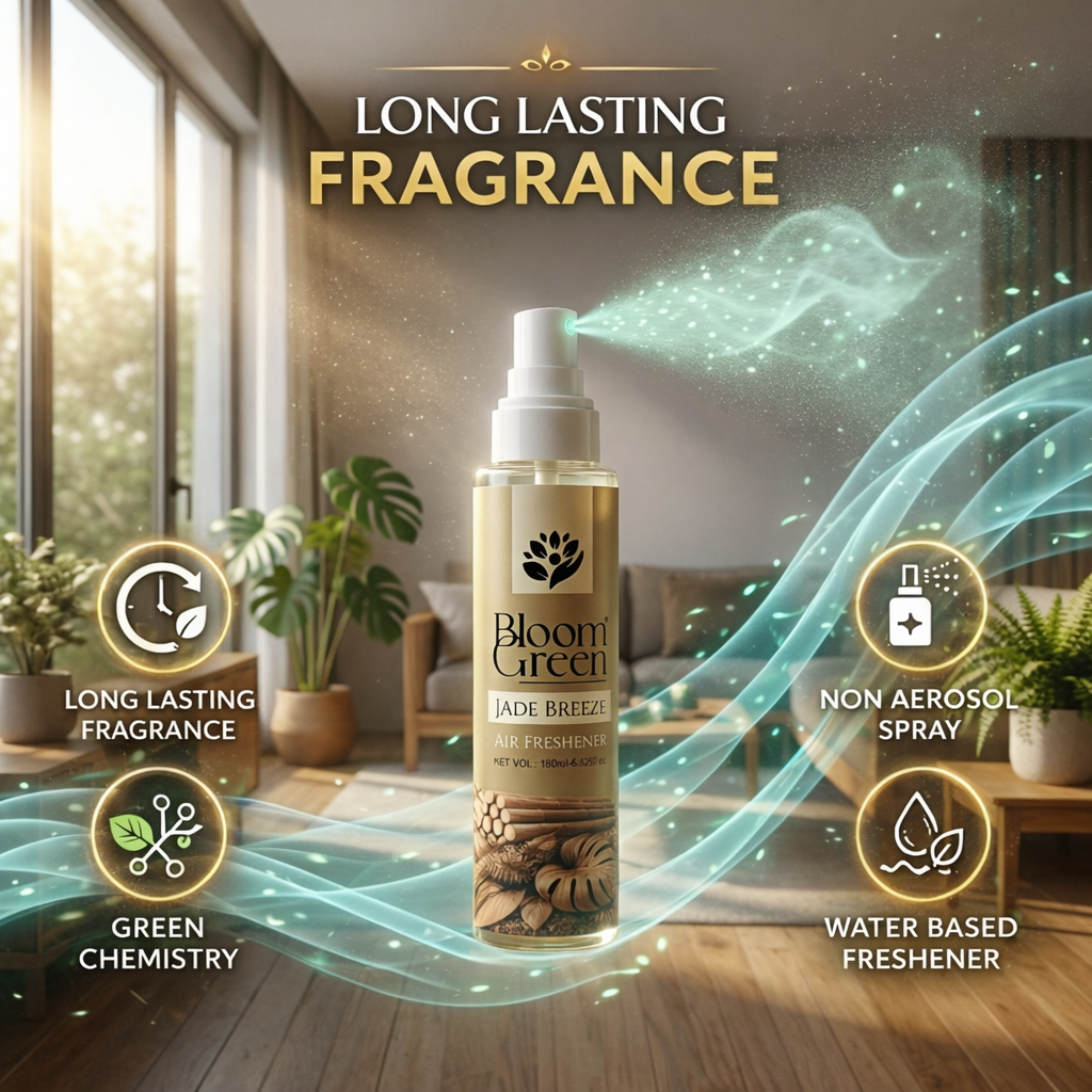 Jade Breeze Natural Air Freshener Spray – Fresh & Refreshing Aroma | 190ml