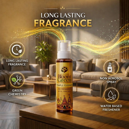 Buy Temple Essence Air Freshener 100ml & Get Jade Breeze Air Freshener 100ml Free | Bloom Green Combo Offer