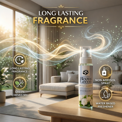 Divine Jasmine Natural Air Freshener Spray – Refreshing Floral Aroma | 190ml