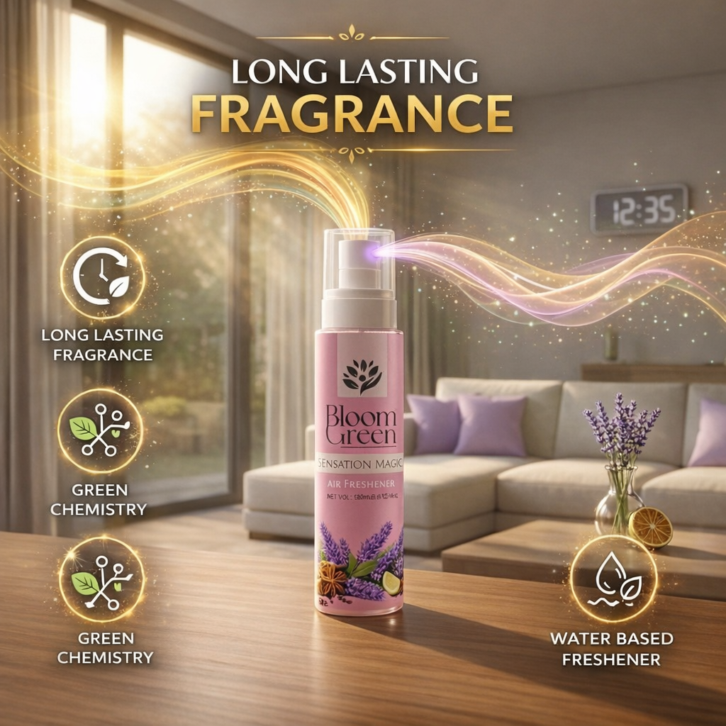 Temple Essence Natural Air Freshener Spray – Sacred Sandalwood & Woody Aroma