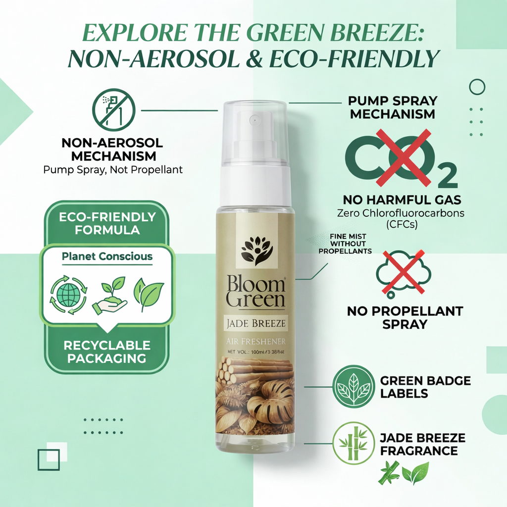 Buy Temple Essence Air Freshener 100ml & Get Jade Breeze Air Freshener 100ml Free | Bloom Green Combo Offer