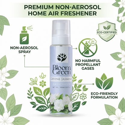 Temple Essence Natural Air Freshener Spray – Sacred Sandalwood & Woody Aroma | 100 ML