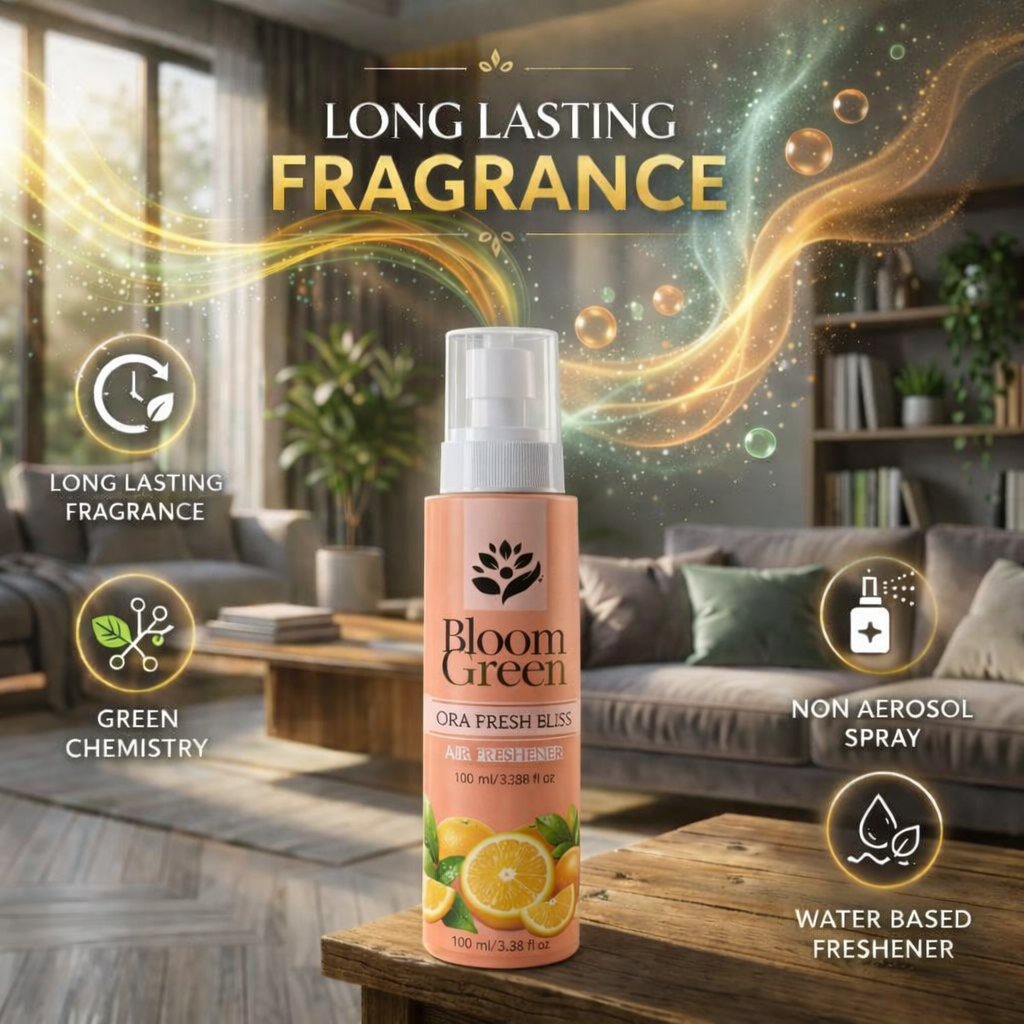 Orange Bliss Natural Air Freshener Spray – Citrusy Fresh Room Fragrance | 100ml