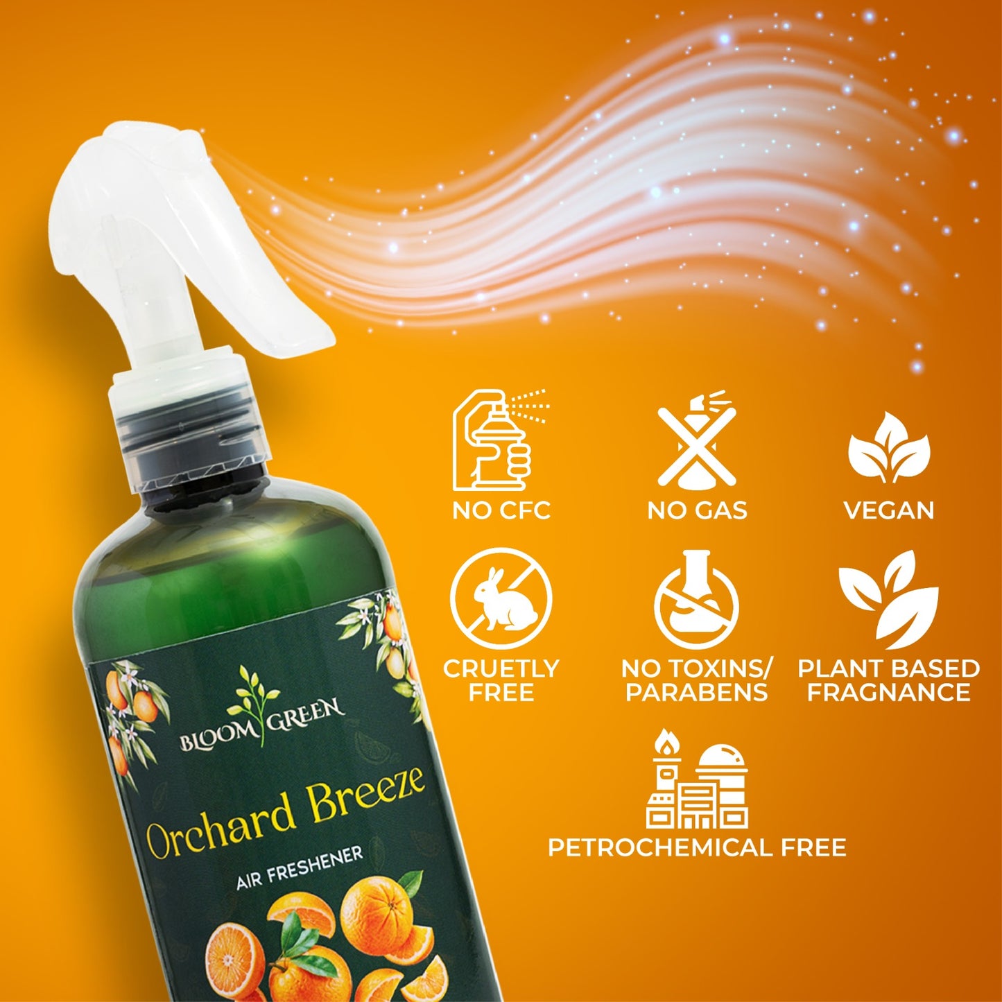 Orchard Breeze Room Freshener Spray - Uplifting Citrus Spice